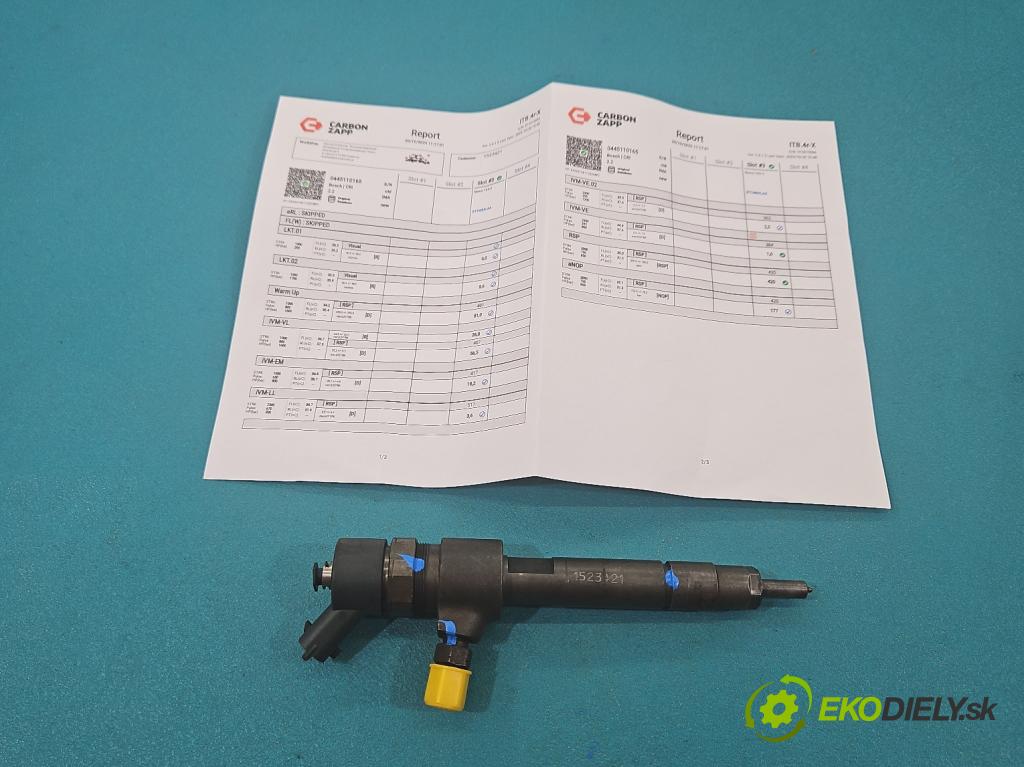 Saab 9-3 II 2002-2012 1.9 TiD 120 HP manual 88 kW 1910 cm3 4- vstrek 0445110165 (Vstrekovač paliva)