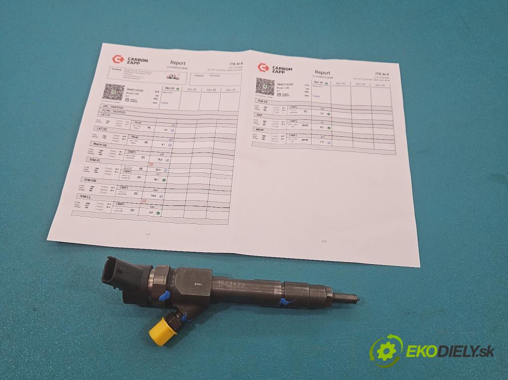 Renault Megane II 2003-2008 1.9 dci 131 HP manual 96 kW 1870 cm3 5- vstrek 0445110230 (Vstrekovač paliva)