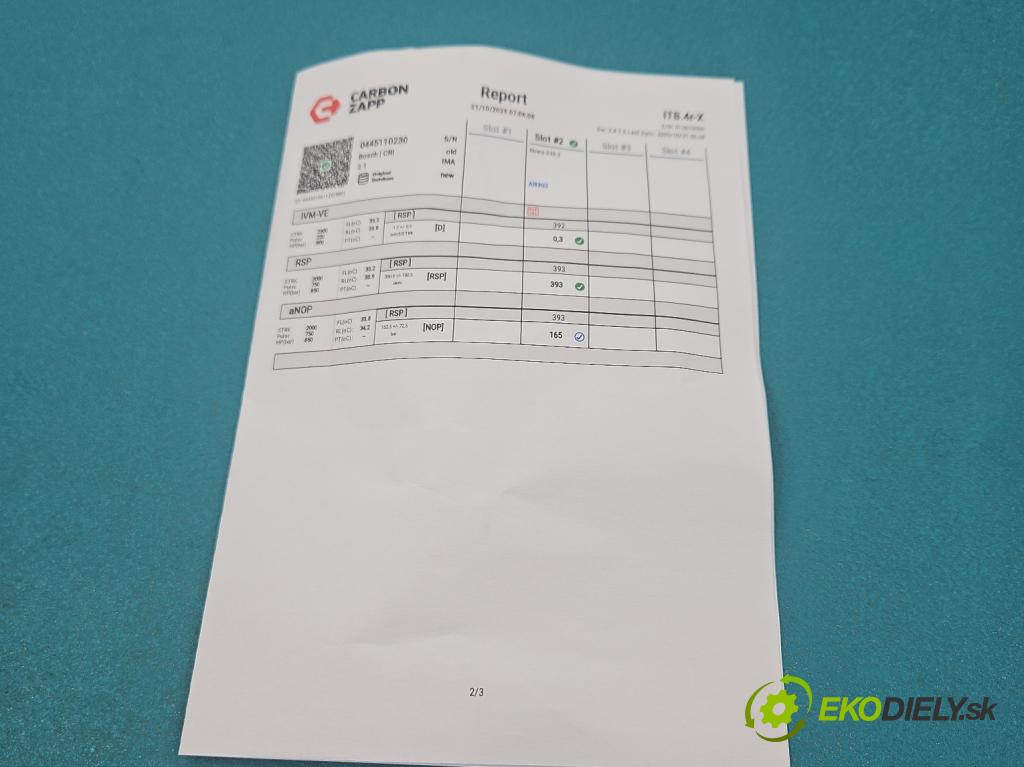 Renault Megane II 2003-2008 1.9 dci 131 HP manual 96 kW 1870 cm3 5- vstrek 0445110230 (Vstrekovač paliva)