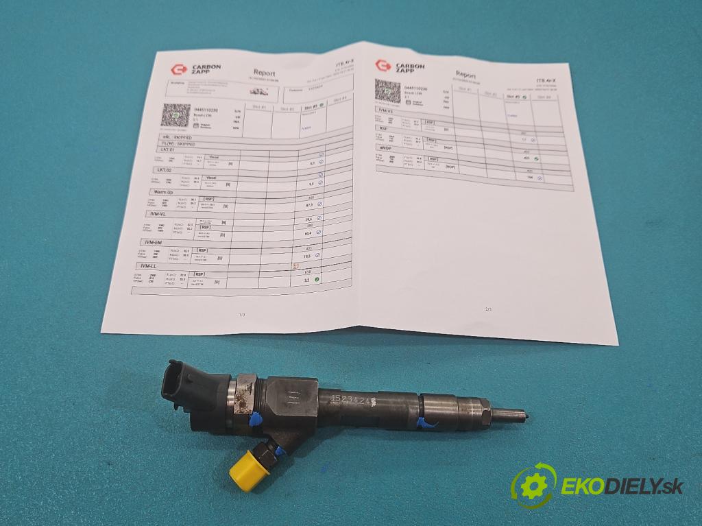 Renault Megane II 2003-2008 1.9 dci 131 HP manual 96 kW 1870 cm3 5- vstrek 0445110230 (Vstrekovač paliva)