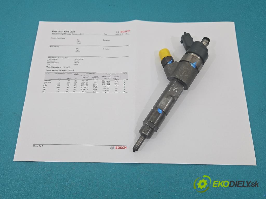 Fiat Ducato II 1994-2006 2.8 jtd 128 HP manual 94 kW 2800 cm3 5- vstrek 0445120002 (Vstrekovač paliva)