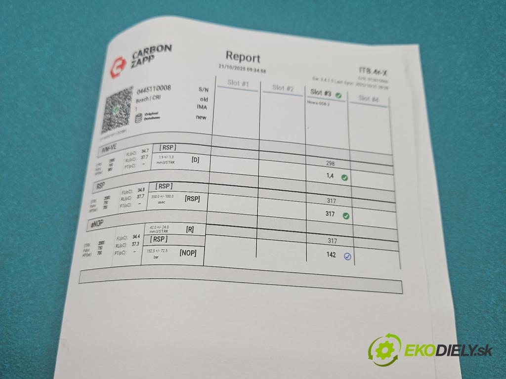 Peugeot Partner I 1996-2008 2.0 hdi 90 HP manual 66 kW 1997 cm3 5- vstrek 0445110008 (Vstrekovač paliva)