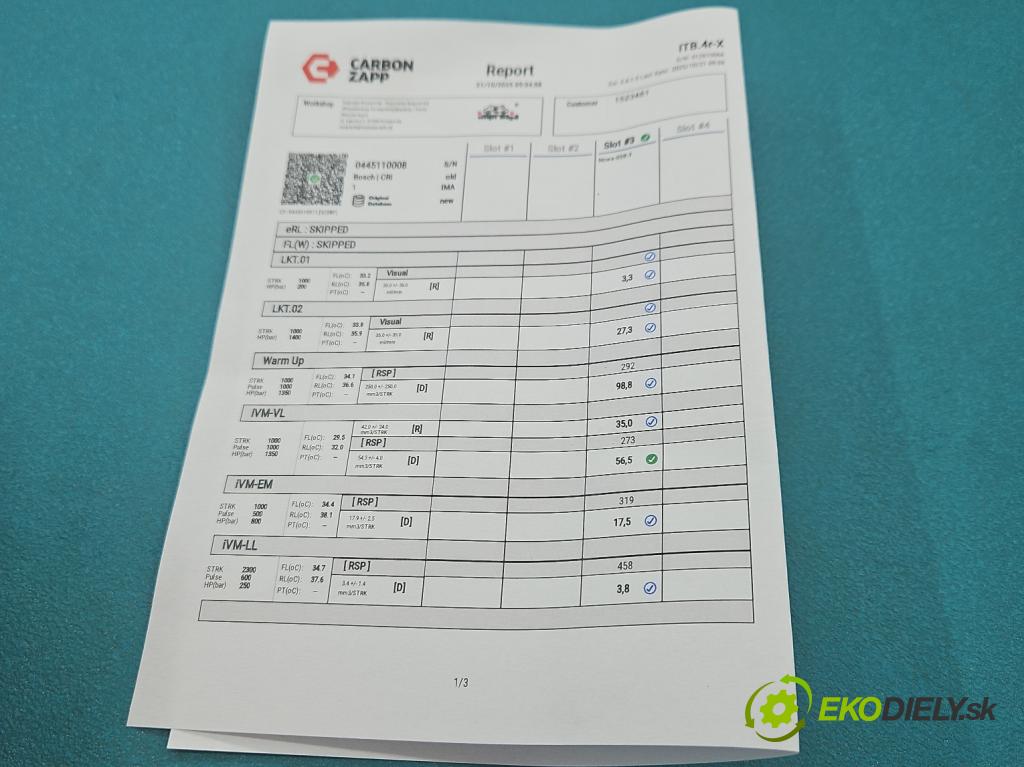 Peugeot Partner I 1996-2008 2.0 hdi 90 HP manual 66 kW 1997 cm3 5- vstrek 0445110008 (Vstrekovač paliva)