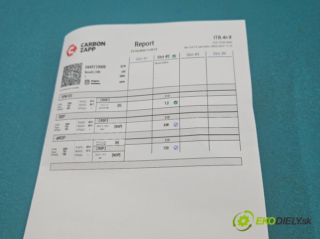 Peugeot Partner I 1996-2008 2.0 hdi 90 HP manual 66 kW 1997 cm3 5- vstrek 0445110008 (Vstrekovač paliva)