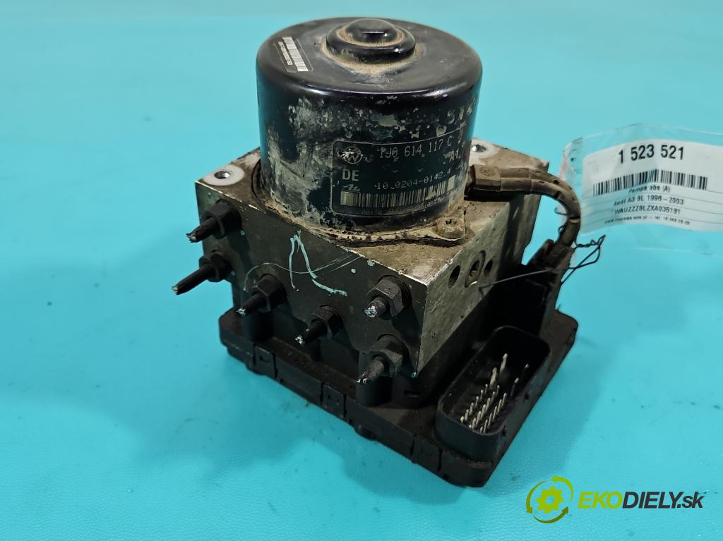 Audi A3 8L 1996-2003 1.9 tdi 90 HP manual 66 kW 1896 cm3 3- čerpadlo abs 1J0614117C (Pumpa ABS)