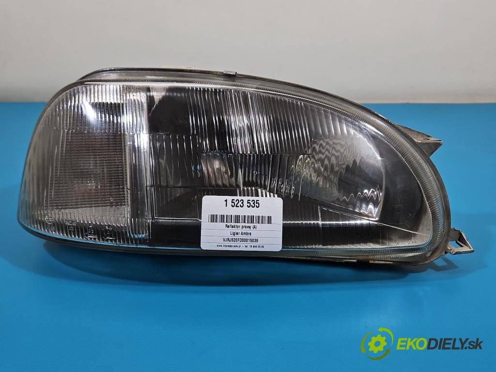 Ligier Ambra 0.5d 5KM automatic 4 kW 505 cm3 3- Reflektor: pravý  (Svetlo predné pravé)