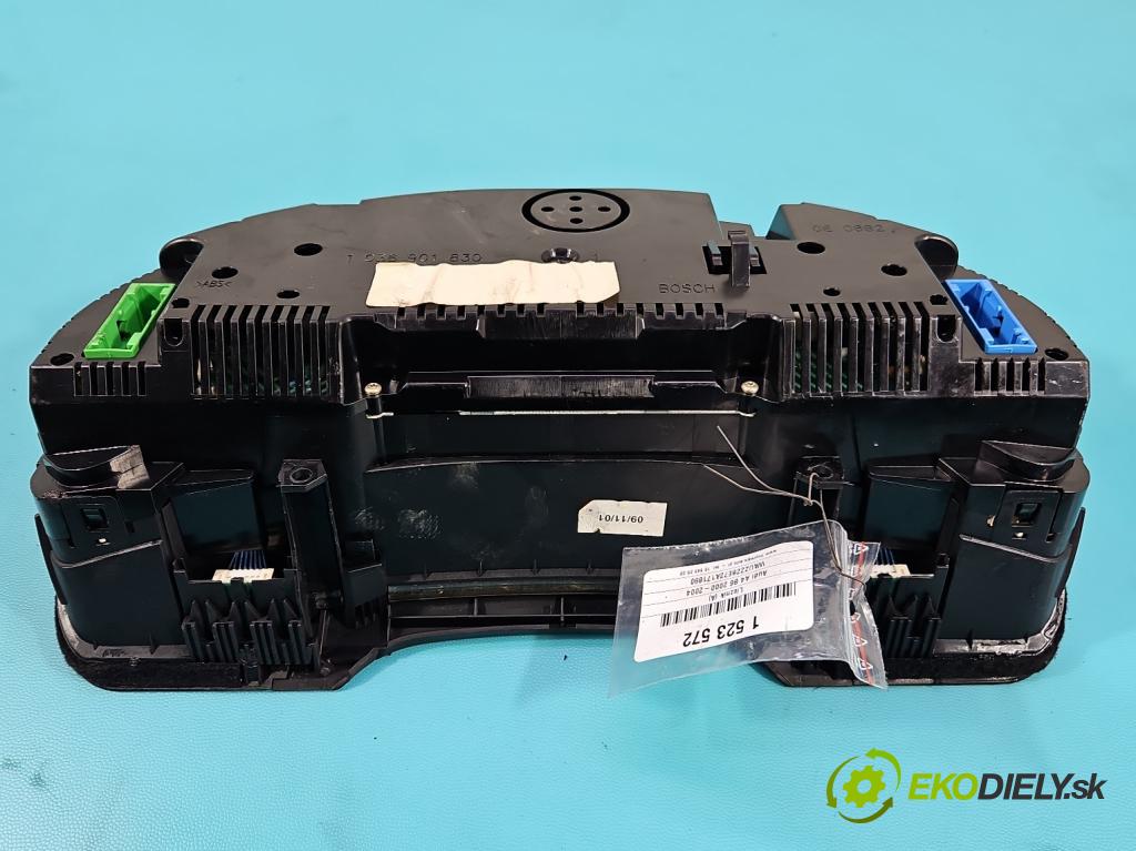 Audi A4 B6 2000-2004 2.0 20v 131 HP manual 96 kW 1984 cm3 4- prístrojovka/ budíky 8E0920900H (Prístrojová doska)