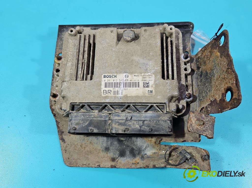 Opel Zafira B 2005-2014 1.9 CDTI 120 HP manual 88 kW 1910 cm3 5- riadiaca jednotka motora 0281012549