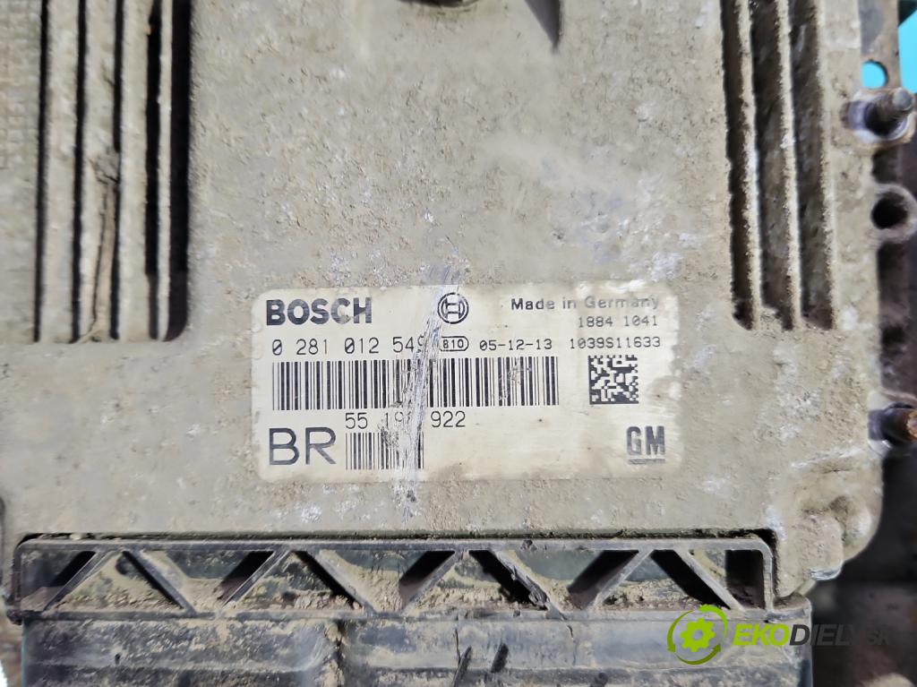 Opel Zafira B 2005-2014 1.9 CDTI 120 HP manual 88 kW 1910 cm3 5- riadiaca jednotka motora 0281012549
