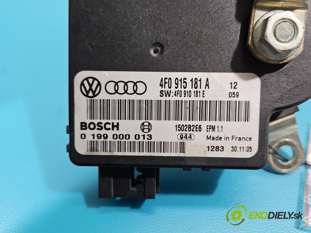 Audi A6 C6 2004-2011 2.7 TDI 179KM automatic 132 kW 2698 cm3 5- kontakt mínus: 4F0915181A