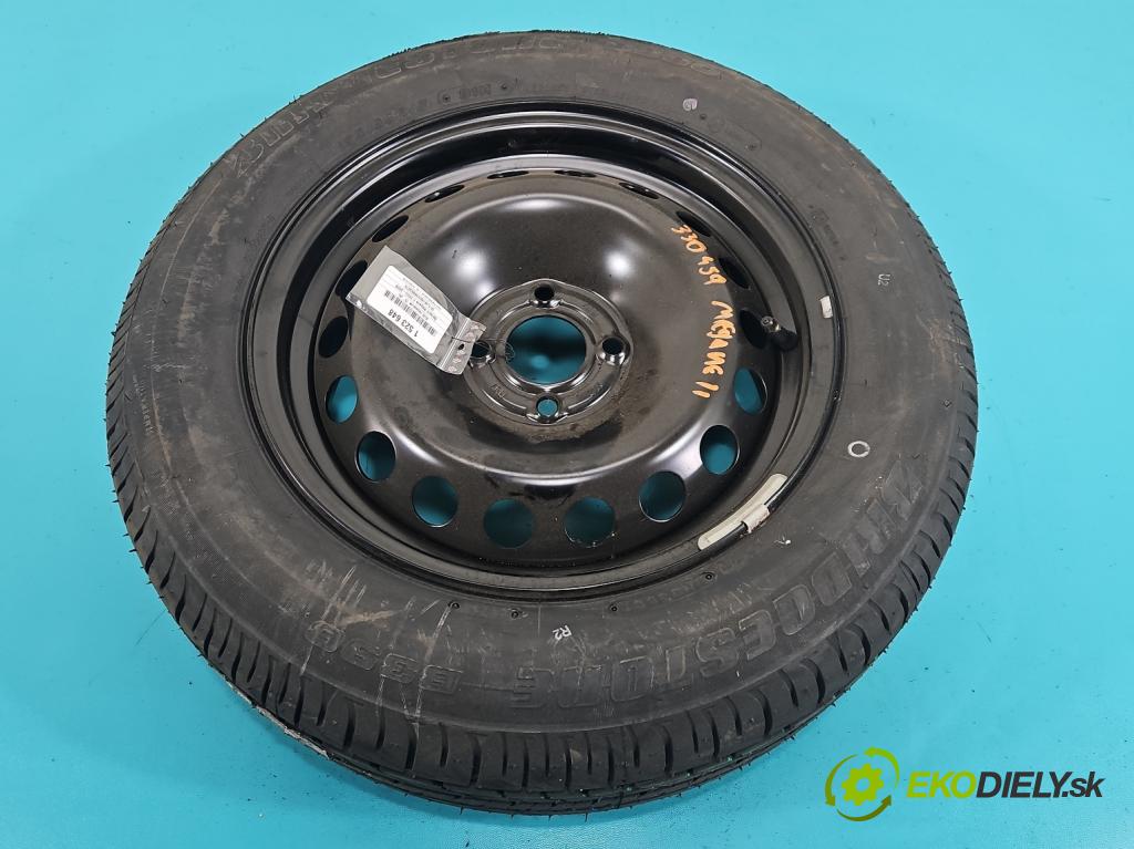 Renault Megane II 2003-2008 1.6 16v 111KM manual 82 kW 1598 cm3 4- koleso rezervne 15