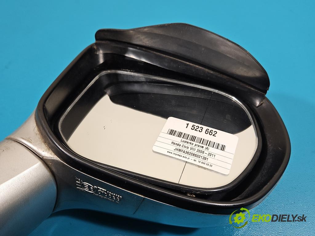 Honda Civic VIII 2006-2011 1.4 16V 95 HP automatic 70 kW 1339 cm3 4- zrkadlo pravé  (Kľučka dverí ostatné)