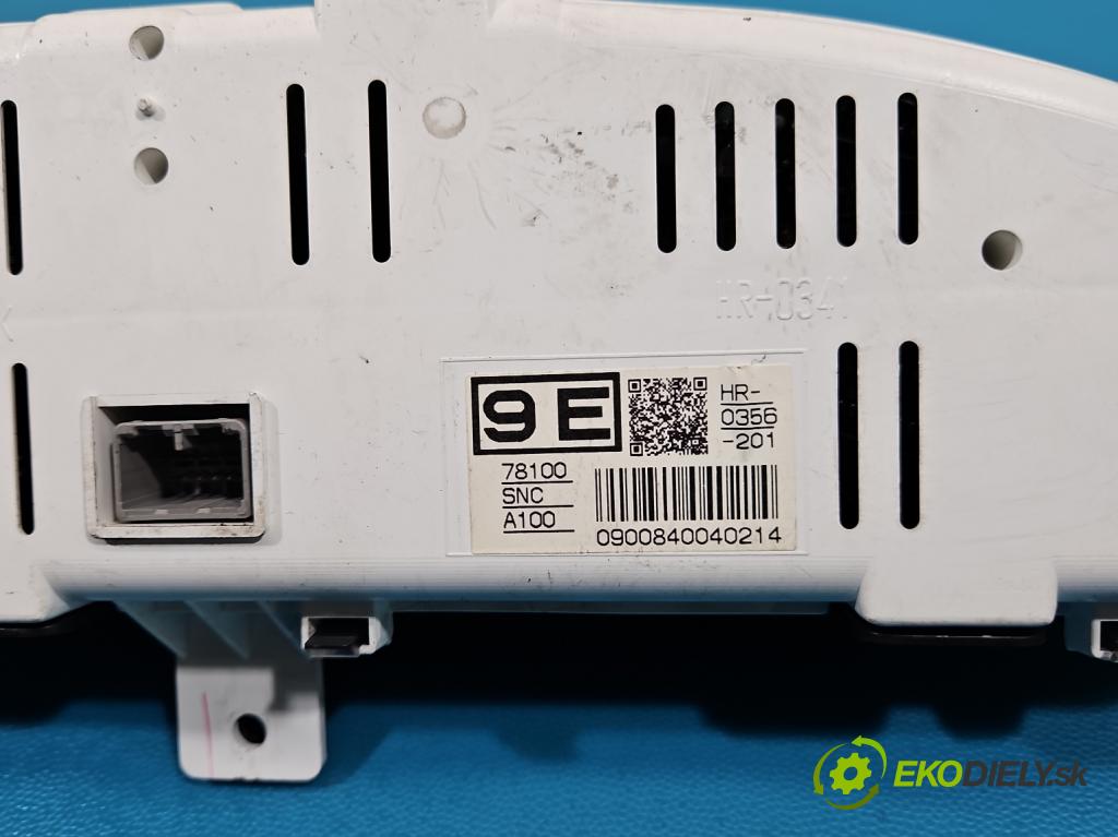 Honda Civic VIII 2006-2011 1.4 16V 95 HP automatic 70 kW 1339 cm3 4- prístrojovka/ budíky 78100-SNCA100 (Prístrojová doska)