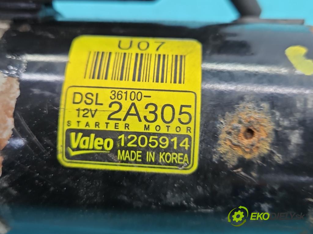 Hyundai I30 II 2012-2016 1.6 crdi 110 hp manual 81 kW 1582 cm3 5- startér: 1205914 (Startér)