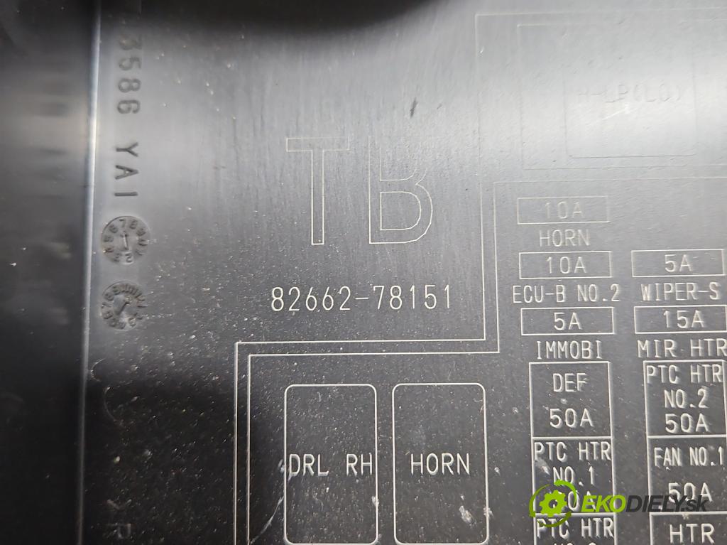 Lexus NX I 2014-2021 2.0 T 238HP automatic 175 kW 1998 cm3 5- skrinka poistka 82662-78151 (Poistková skrinka)