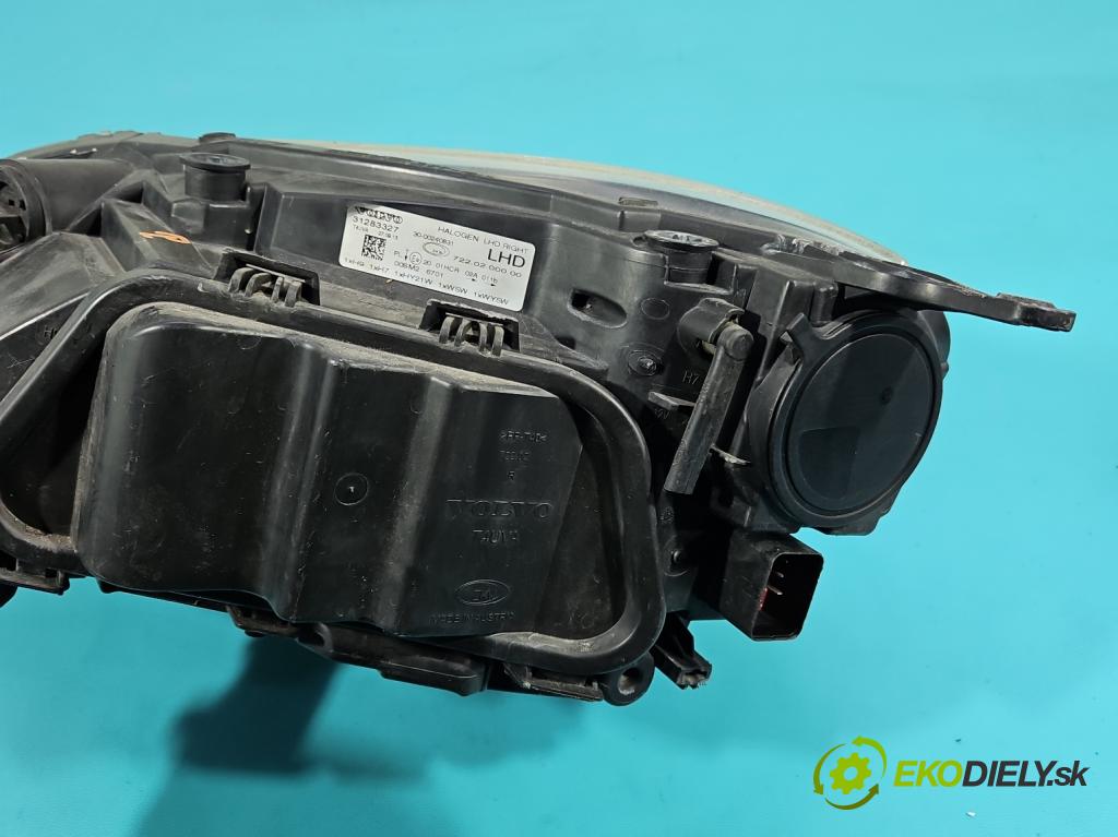 Volvo V40 II 2012-2019 1.6 T3 150 HP manual 110 kW 1596 cm3 5- Reflektor: pravý 31283327 (Svetlo predné pravé)