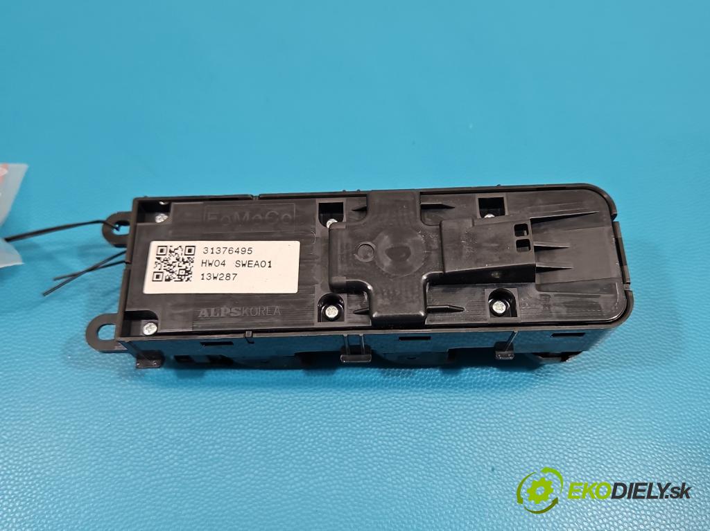 Volvo V40 II 2012-2019 1.6 T3 150 HP manual 110 kW 1596 cm3 5- prepínač okien spätných zrkadiel 31376495