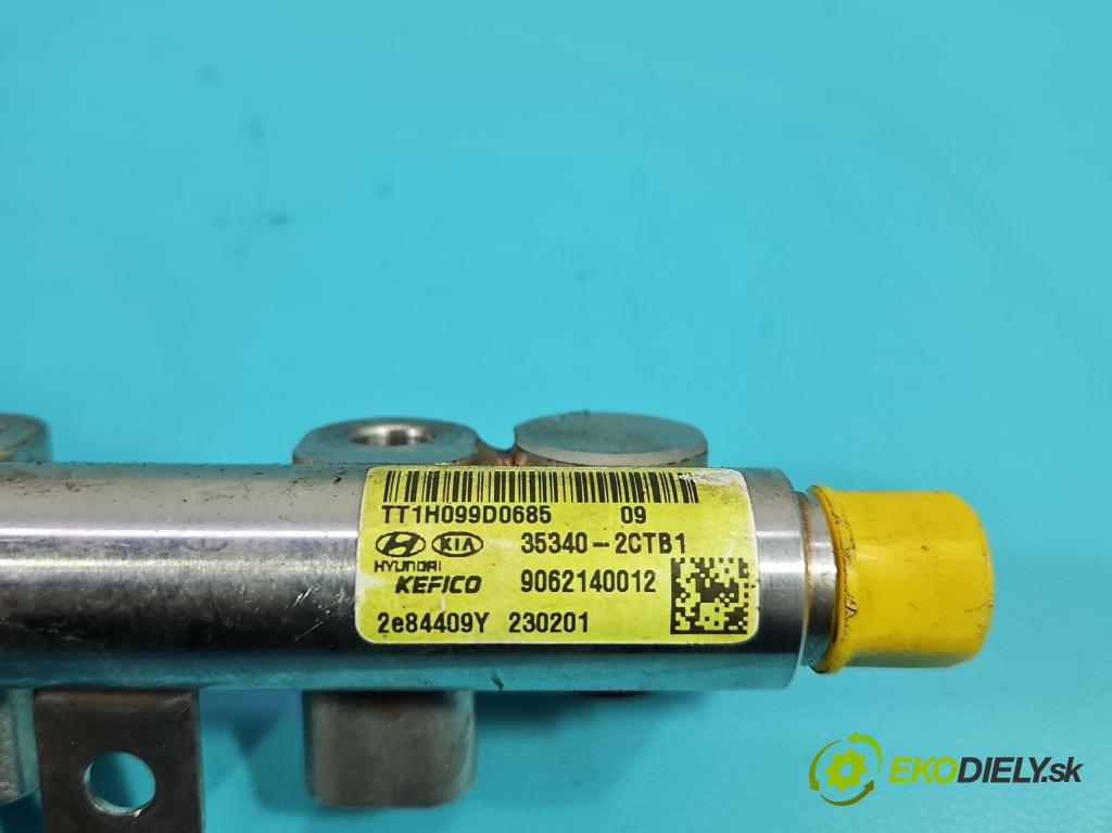 Kia Stinger 2017-2023 2.0 T-GDI 256KM automatic 188 kW 1998 cm3 5- lišta vstřikovací 35340-2CTB1 (Vstřikovací lišta)