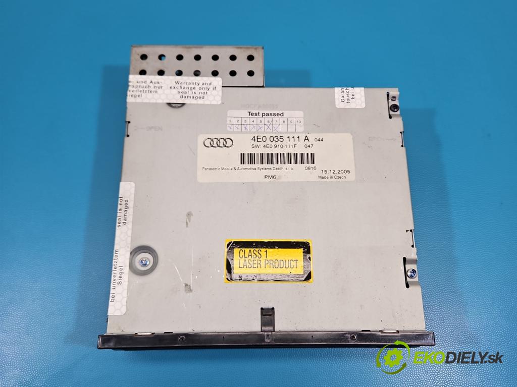 Audi A6 C6 2004-2011 2.7 TDI 179KM automatic 132 kW 2698 cm3 5- Menič: cd 4E0035111A (CD menič)
