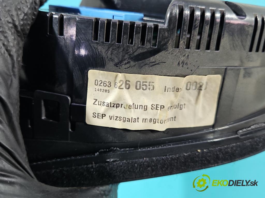 Audi A4 B7 2004-2008 1.9 tdi 116 HP manual 85 kW 1896 cm3 5- prístrojovka/ budíky 0263626055 (Prístrojová doska)