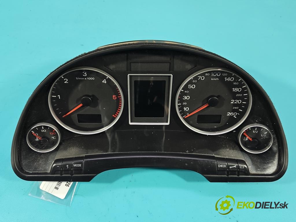 Audi A4 B7 2004-2008 1.9 tdi 116 HP manual 85 kW 1896 cm3 5- prístrojovka/ budíky 0263626055 (Prístrojová doska)