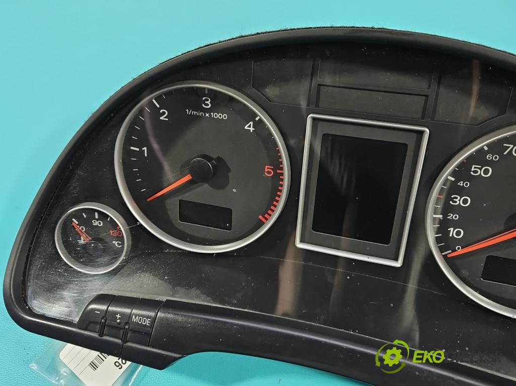 Audi A4 B7 2004-2008 1.9 tdi 116 HP manual 85 kW 1896 cm3 5- prístrojovka/ budíky 0263626055 (Prístrojová doska)