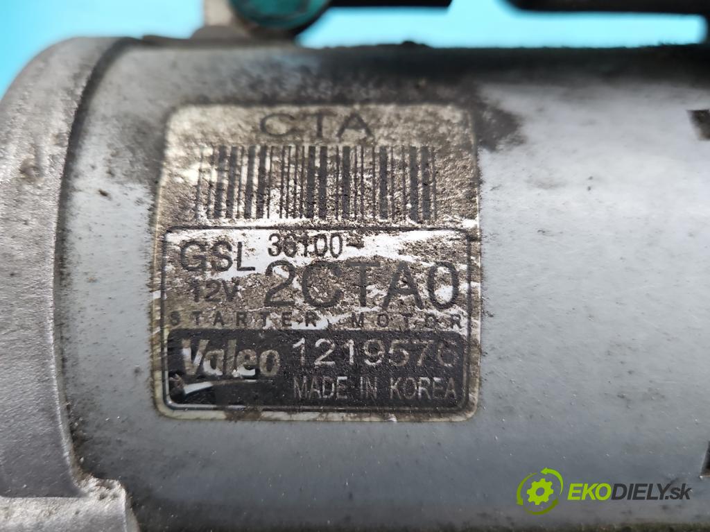 Kia Stinger 2017-2023 2.0 T-GDI 256KM automatic 188 kW 1998 cm3 5- startér: 1219576 (Startér)