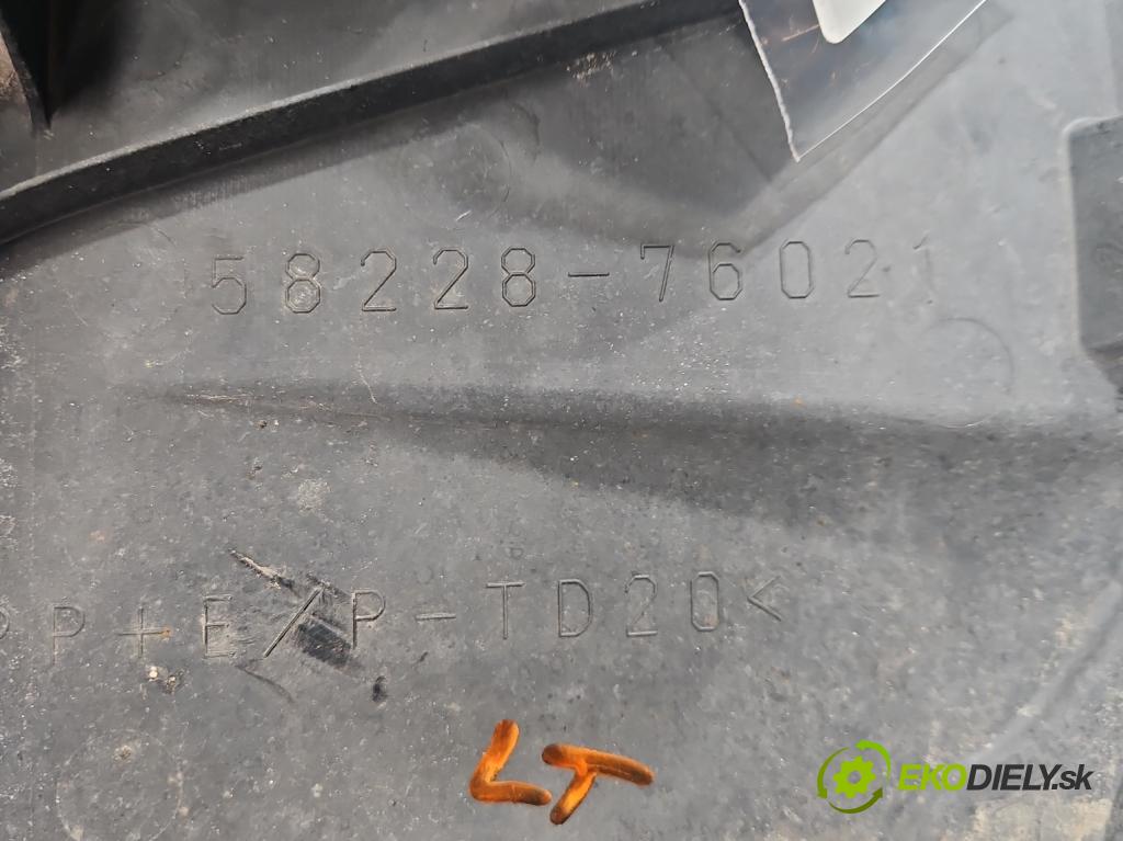 Lexus CT 2010-2022 1.8 VVTI 99 HP automatic 73 kW 1798 cm3 5- kryt plast 58228-76021