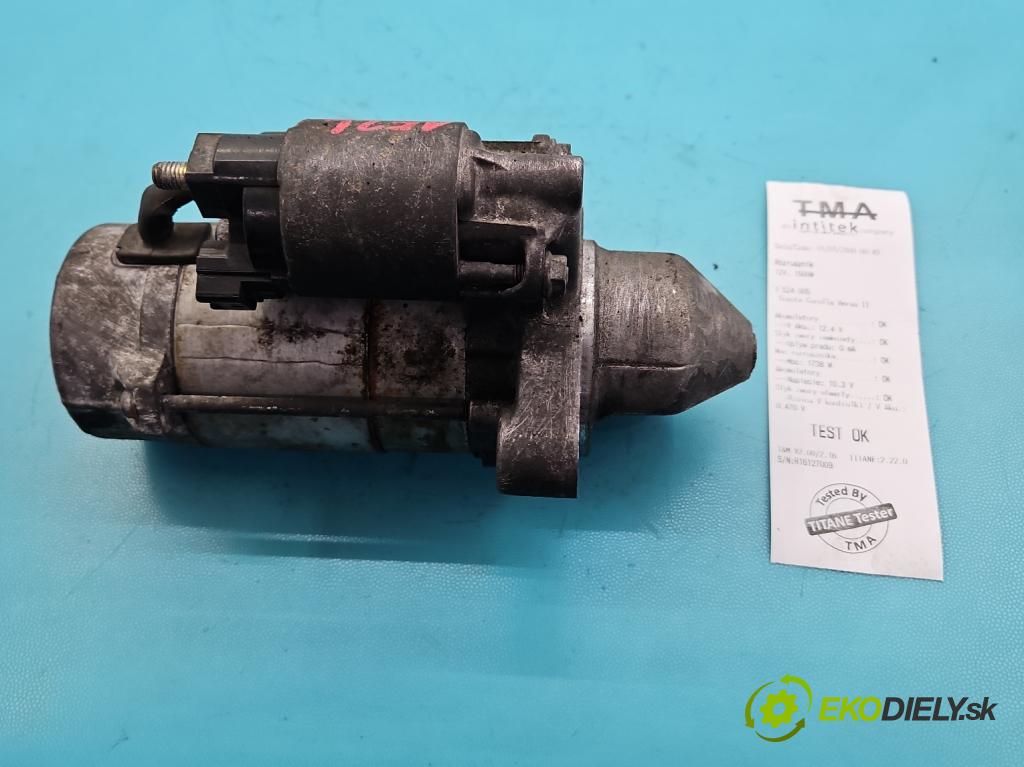 Toyota Corolla Verso II 2004-2009 2.2 d4d 136 HP manual 100 kW 2231 cm3 5- štartér 28100-0R010 (Štartér)