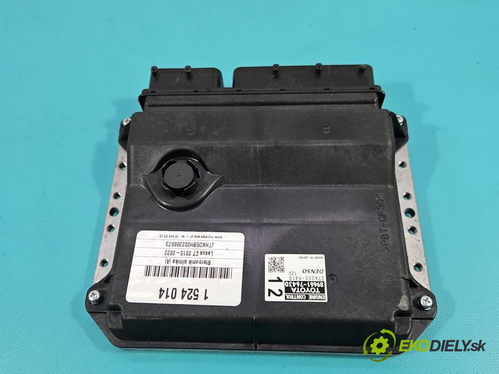 Lexus CT 2010-2022 1.8 VVTI 99 HP automatic 73 kW 1798 cm3 5- riadiaca jednotka motora 89661-76430