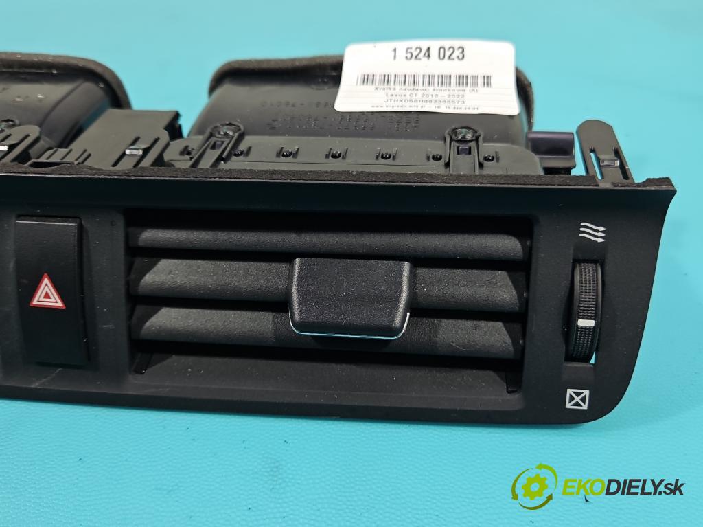 Lexus CT 2010-2022 1.8 VVTI 99 HP automatic 73 kW 1798 cm3 5- Mřížka: kúrenia stredová 55670-76010 (Mriežka kúrenia (fukár))