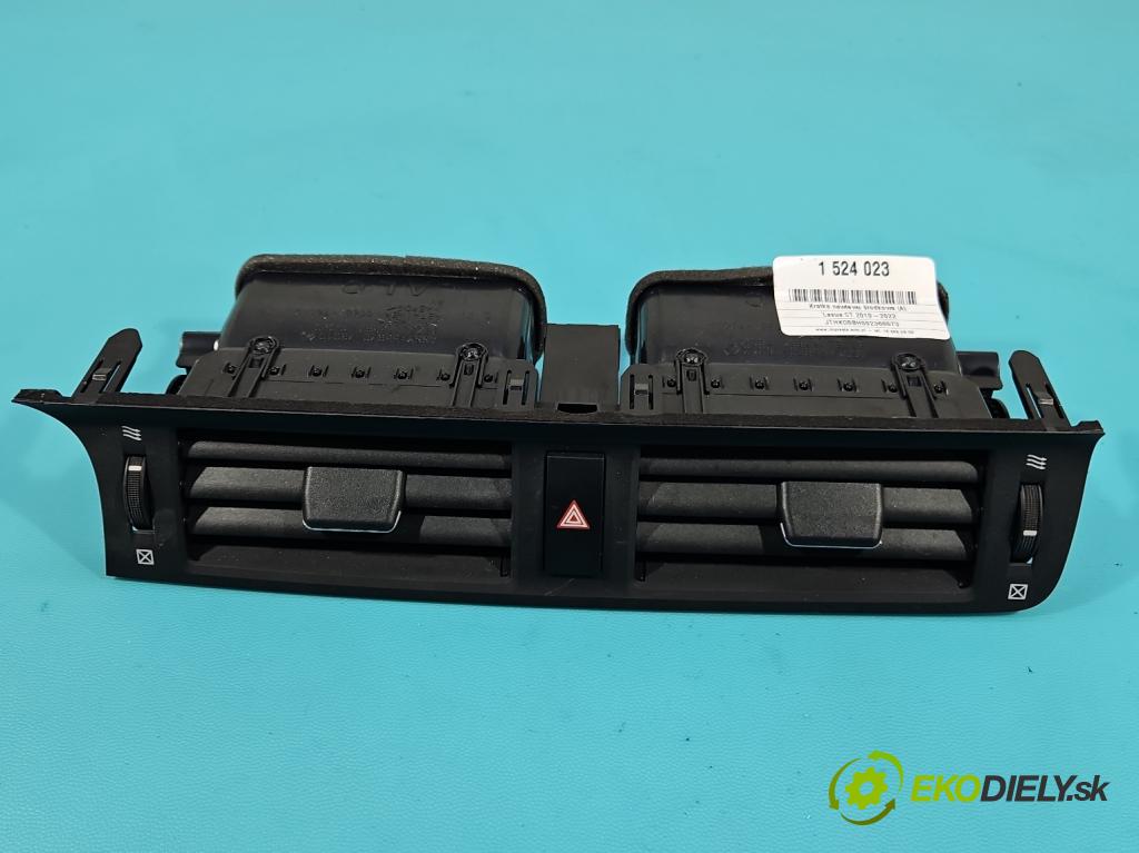 Lexus CT 2010-2022 1.8 VVTI 99 HP automatic 73 kW 1798 cm3 5- Mřížka: kúrenia stredová 55670-76010 (Mriežka kúrenia (fukár))