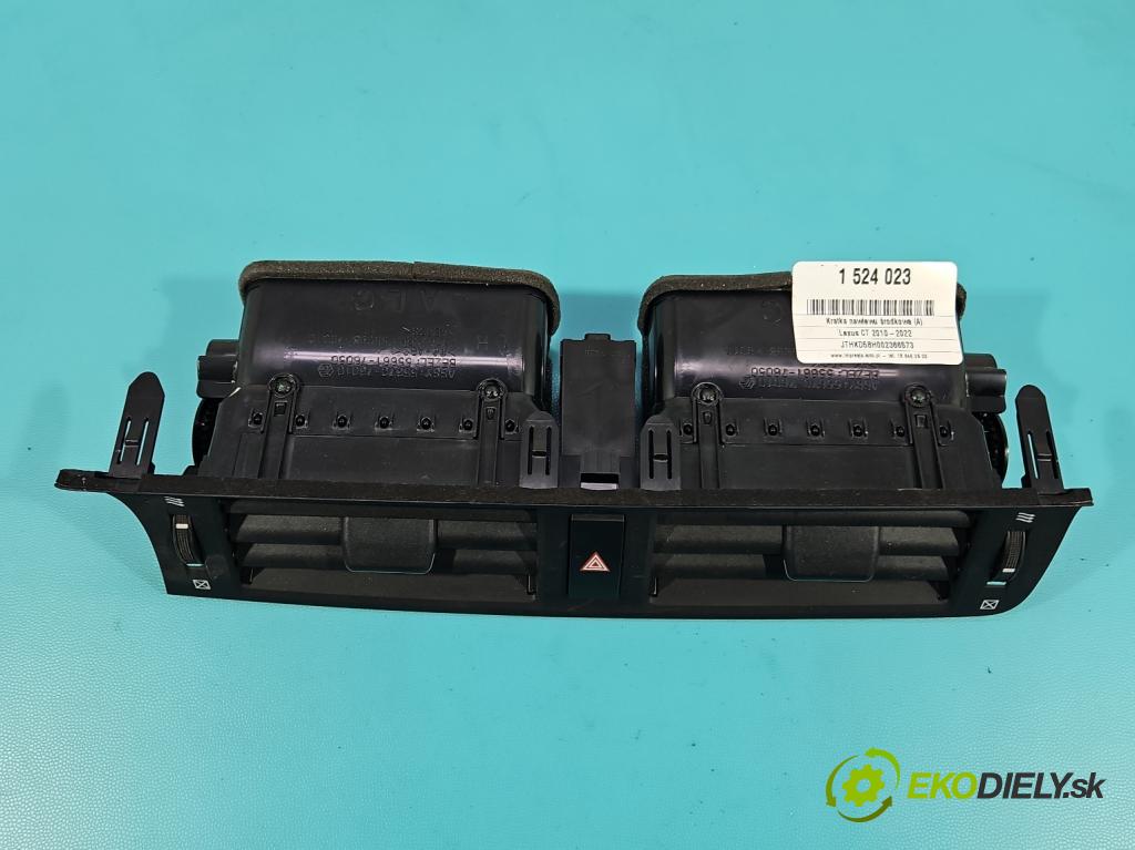 Lexus CT 2010-2022 1.8 VVTI 99 HP automatic 73 kW 1798 cm3 5- Mřížka: kúrenia stredová 55670-76010 (Mriežka kúrenia (fukár))