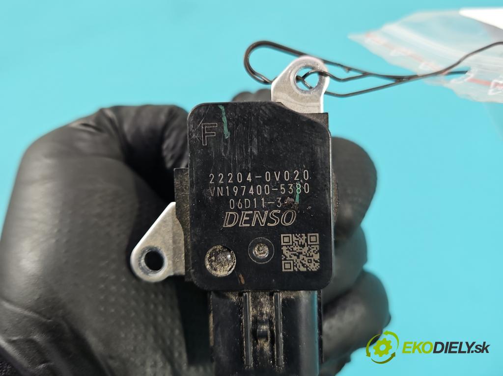 Lexus CT 2010-2022 1.8 VVTI 99 HP automatic 73 kW 1798 cm3 5- průtokoměr: 22204-0V020 (Váha vzduchu)