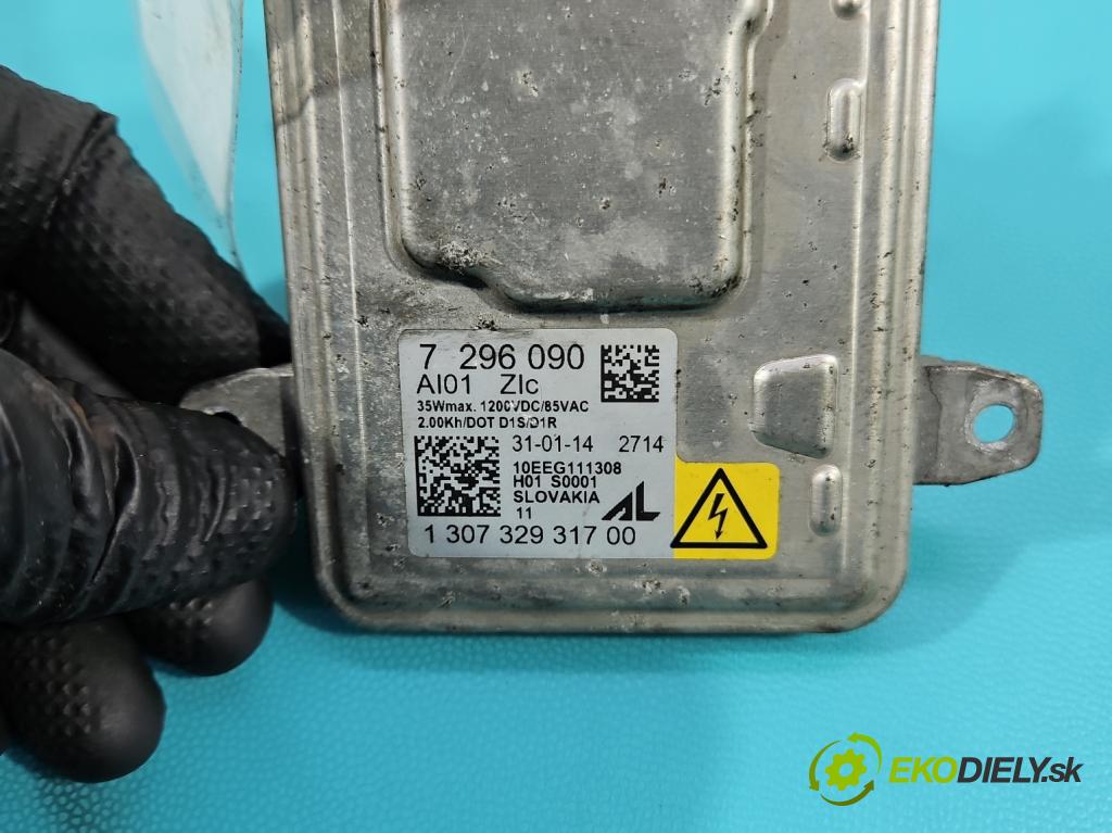 Bmw 3 F30 2011-2018 2.0d 184hp manual 135 kW 1995 cm3 4- střídač: xenon 7296090 (Riadiaca jednotka xenónu)
