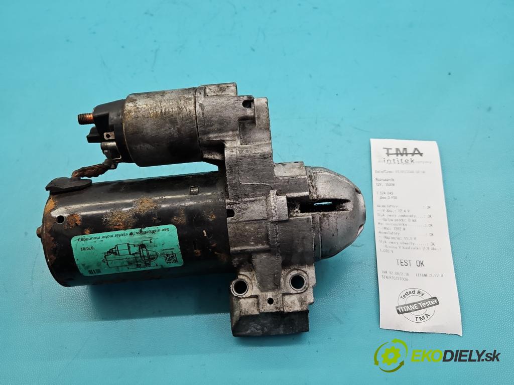 Bmw 3 F30 2011-2018 2.0d 184hp manual 135 kW 1995 cm3 4- štartér  (Štartér)