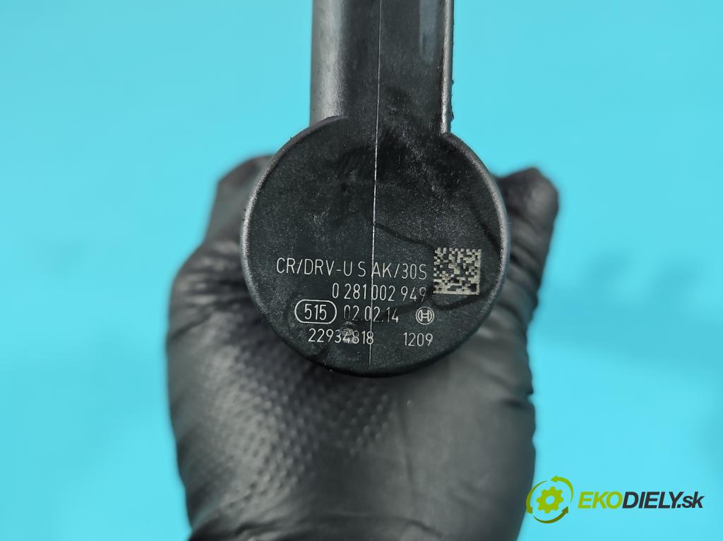 Bmw 3 F30 2011-2018 2.0d 184 hp manual 135 kW 1995 cm3 4- lišta vstřikovací 0445214135 (Vstřikovací lišta)