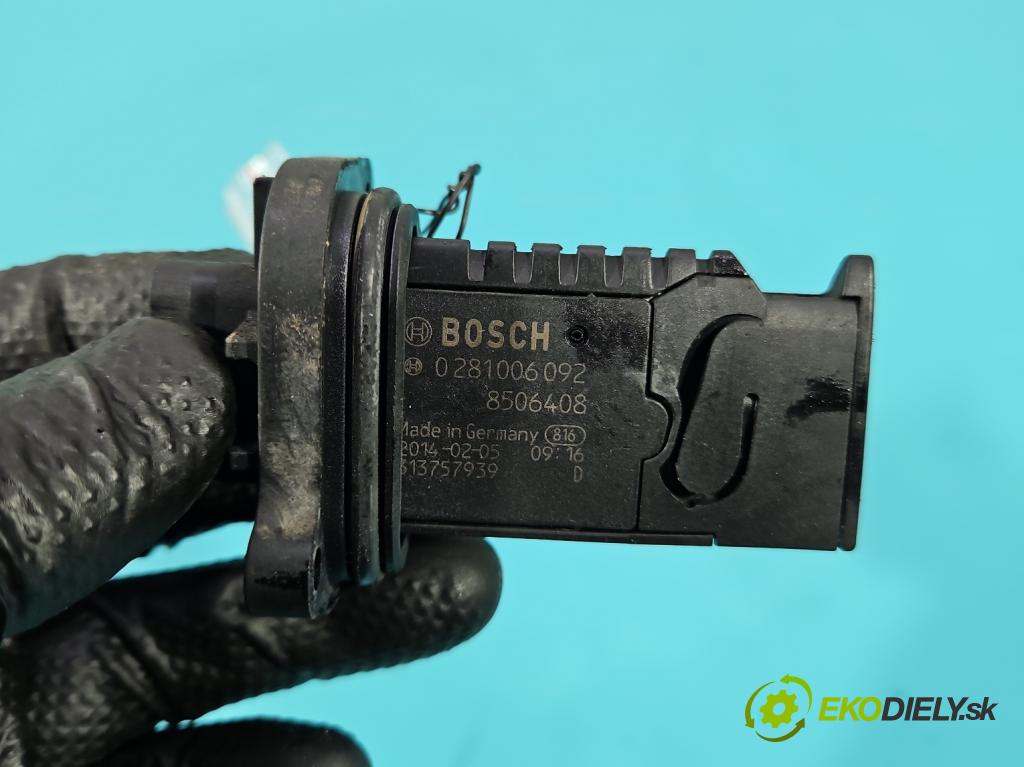 Bmw 3 F30 2011-2018 2.0d 184hp manual 135 kW 1995 cm3 4- průtokoměr: 0281006092 (Váha vzduchu)