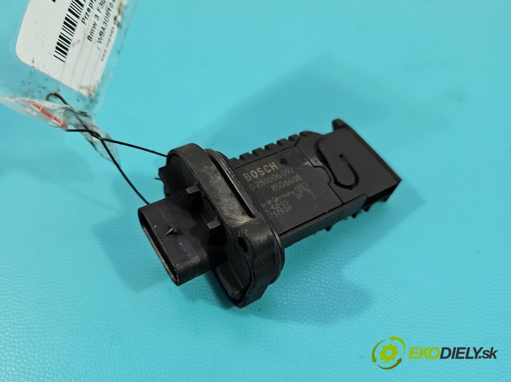 Bmw 3 F30 2011-2018 2.0d 184hp manual 135 kW 1995 cm3 4- průtokoměr: 0281006092 (Váha vzduchu)