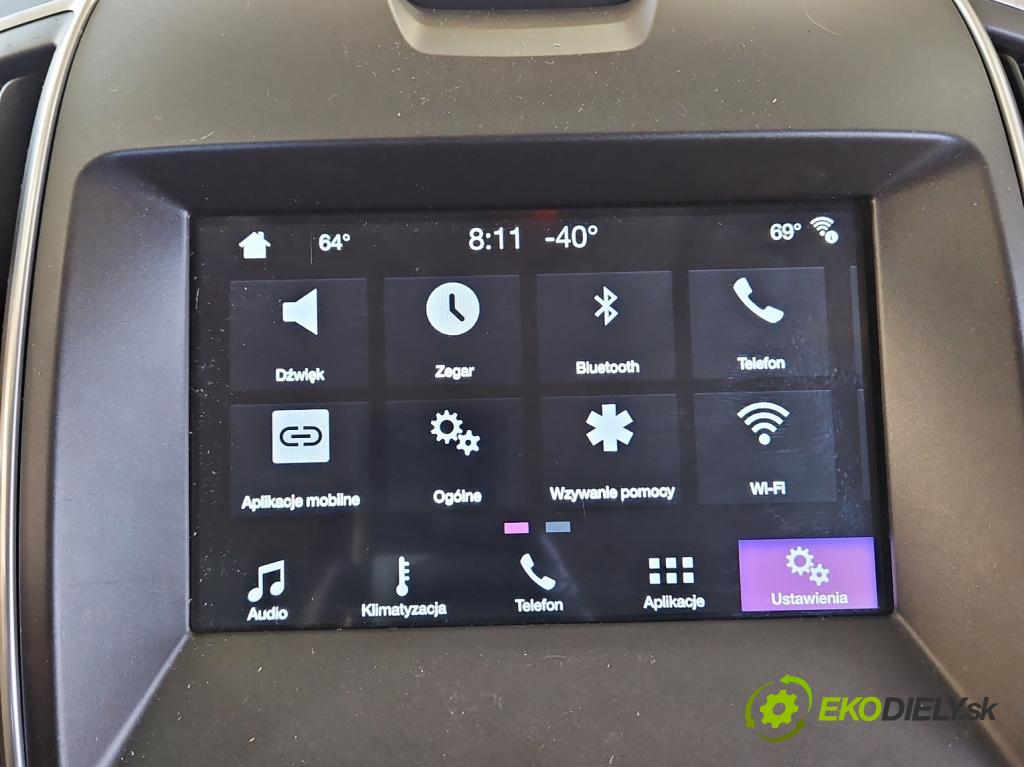 Ford Edge II 2014 - 2021 2.0 ECOBOOST: 245KM automatic 180 kW 1999 cm3 5- Zobrazit: G2GT-18B955-SC (Prístrojová doska)