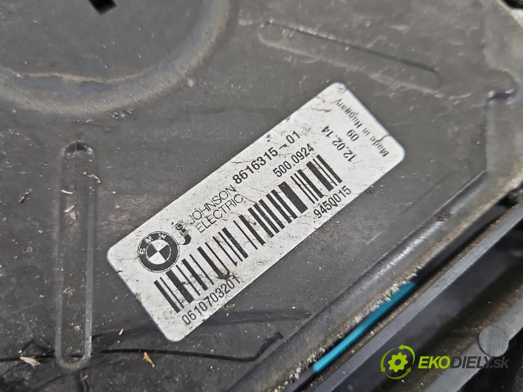 Bmw 3 F30 2011-2018 2.0d 184hp manual 135 kW 1995 cm3 4- Ventilátor chladiča 8616315