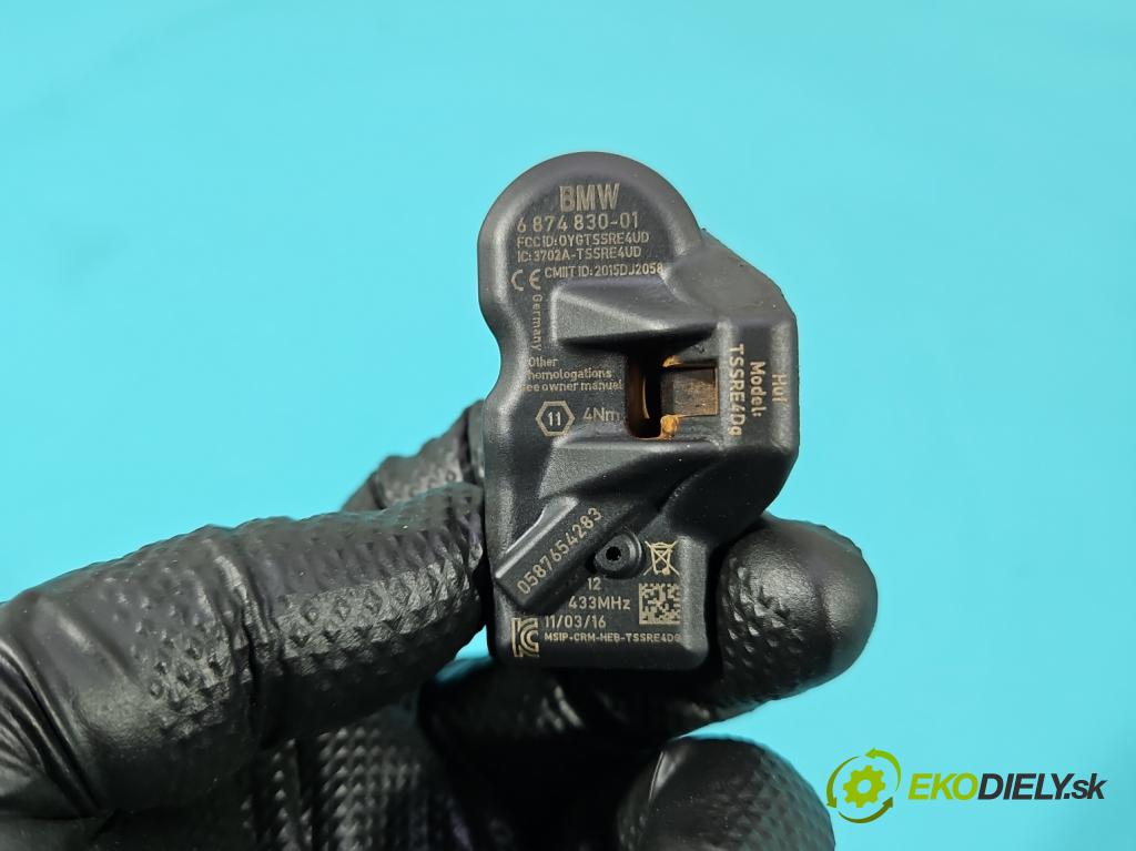 Bmw 3 F30 2011-2018 2.0d 184hp manual 135 kW 1995 cm3 4- snímač tlak: pneumatika 6874830-01 (Snímač tlaku v pneumatike)