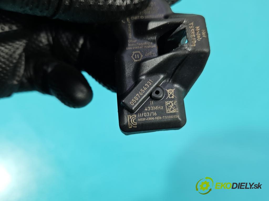 Bmw 3 F30 2011-2018 2.0d 184hp manual 135 kW 1995 cm3 4- snímač tlak: pneumatika 6874830-01 (Snímač tlaku v pneumatike)