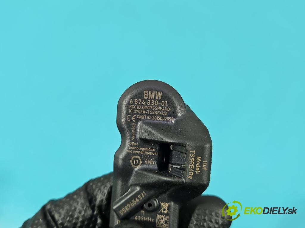 Bmw 3 F30 2011-2018 2.0d 184hp manual 135 kW 1995 cm3 4- snímač tlak: pneumatika 6874830-01 (Snímač tlaku v pneumatike)