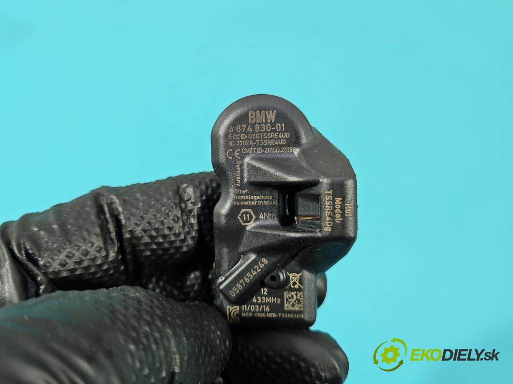 Bmw 3 F30 2011-2018 2.0d 184hp manual 135 kW 1995 cm3 4- snímač tlak: pneumatika 6874830-01 (Snímač tlaku v pneumatike)
