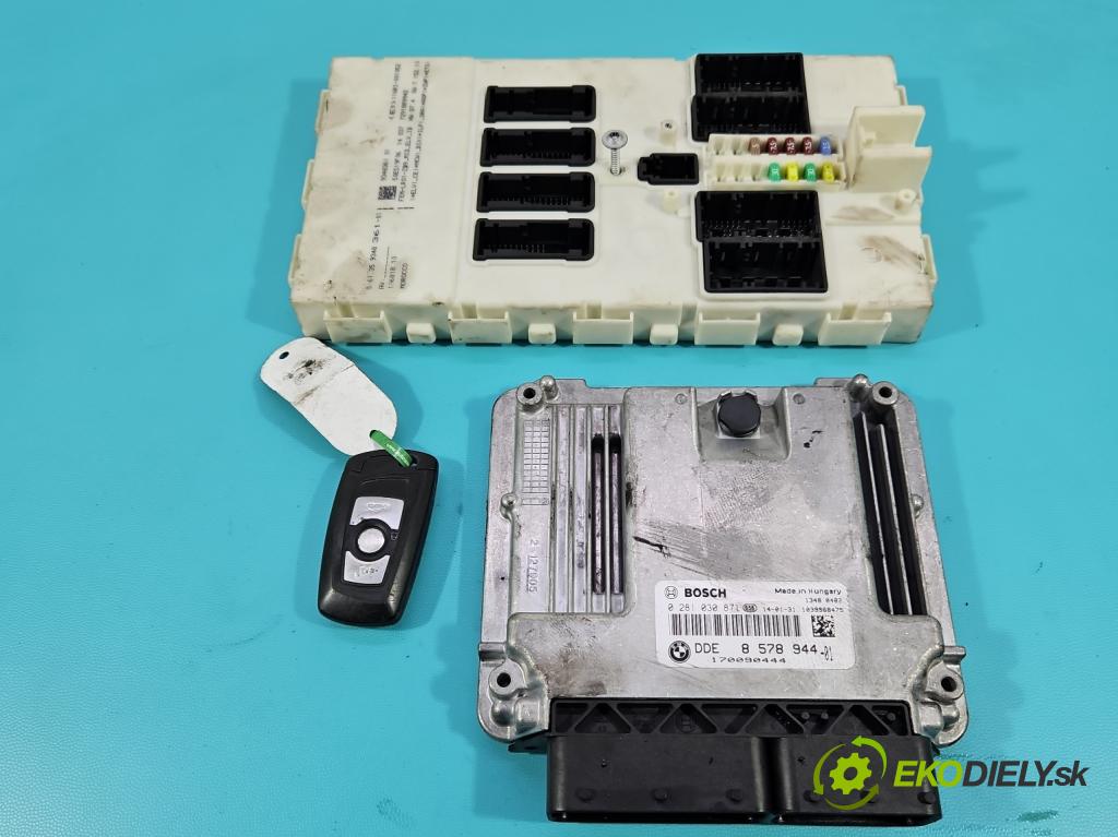 Bmw 3 F30 2011-2018 2.0d 184hp manual 135 kW 1995 cm3 4- riadiaca jednotka motora 0281030871