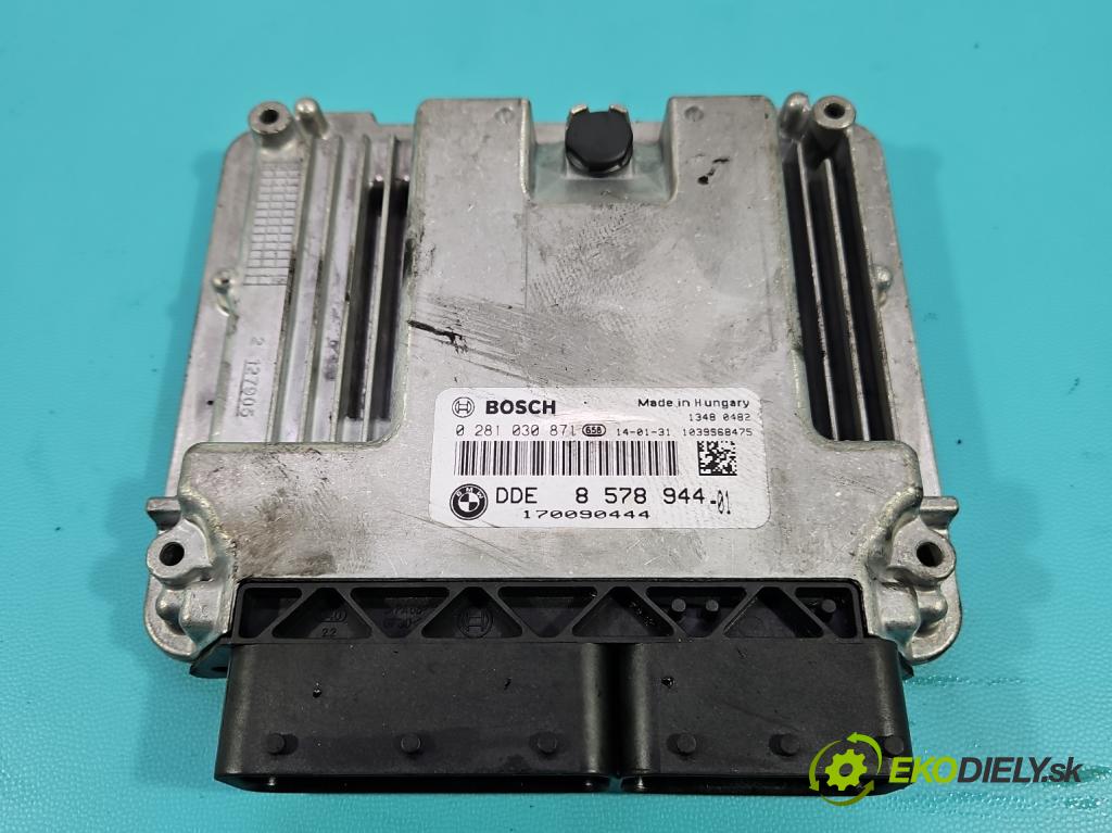 Bmw 3 F30 2011-2018 2.0d 184hp manual 135 kW 1995 cm3 4- riadiaca jednotka motora 0281030871