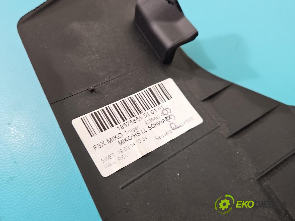 Bmw 3 F30 2011-2018 2.0d 184hp manual 135 kW 1995 cm3 4- operadlo 9235467 (Lakťová opierka)