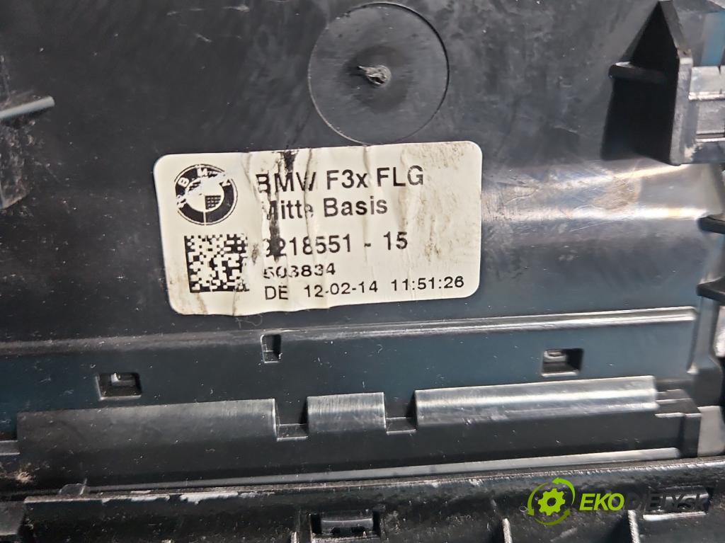 Bmw 3 F30 2011-2018 2.0d 184hp manual 135 kW 1995 cm3 4- Mřížka: kúrenia stredová 27648710 (Mriežka kúrenia (fukár))