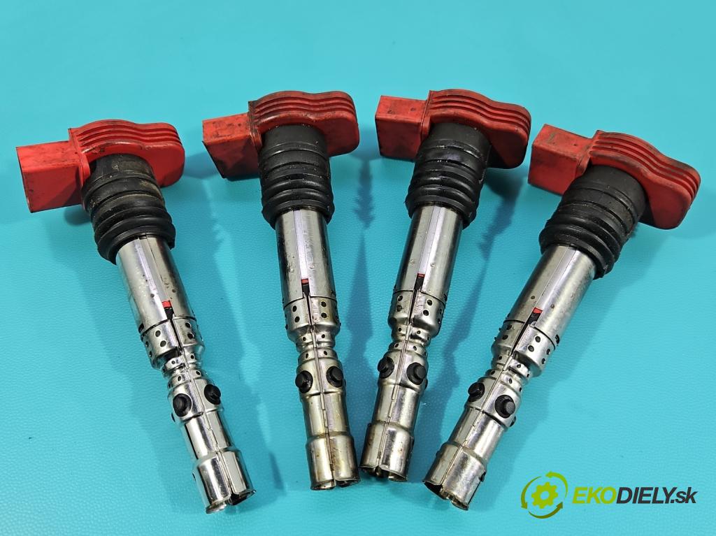 Audi A4 B6 2000-2004 2.0 20v 131 HP manual 96 kW 1984 cm3 4- cievka zapaľovacia 06C905115M (Zapaľovacia cievka)